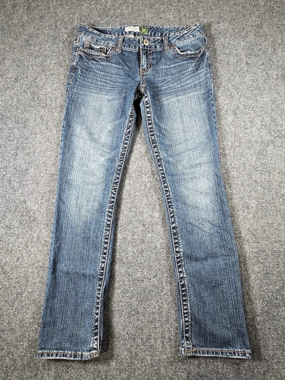 Aeropostale Bayla Skinny Jeans Womens Size 2 Inseam 29" Blue Denim